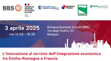 Convegno “L’innovazione al servizio dell’integrazione economica tra Emilia-Romagna e Francia