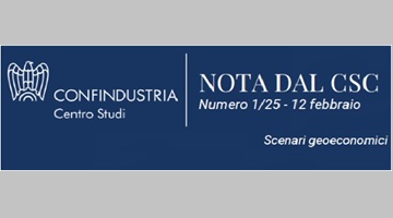 Nota dal CSC - La nuova politica commerciale degli Stati Uniti: scenari e canali di trasmissione. I settori e i prodotti europei e italiani più a rischio